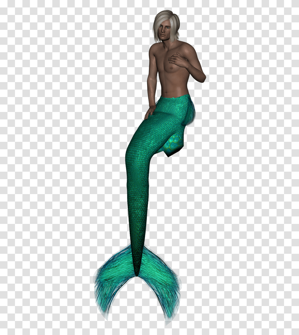 Sea Man Fish Scales Fishtail Free Photo Mermaid, Stick, Person, Human, Arm Transparent Png