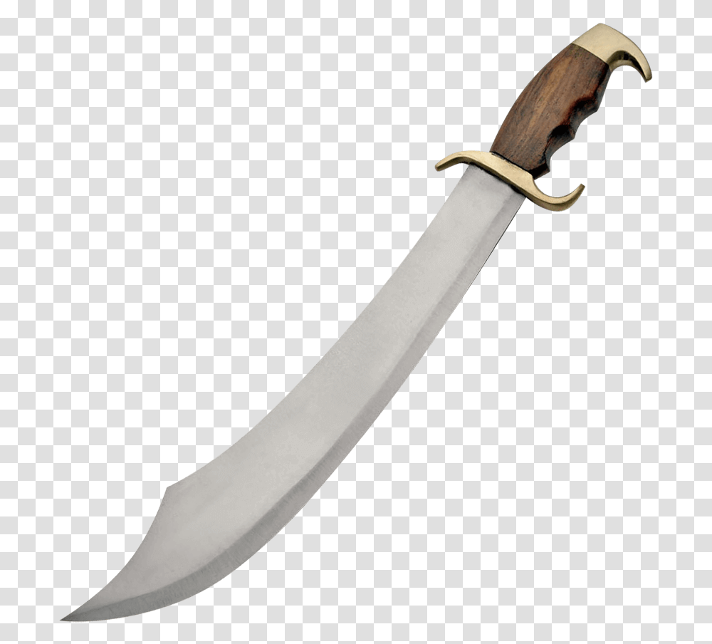 Sea Marauder Scimitar Knife Bowie Knife, Weapon, Weaponry, Sword, Blade Transparent Png