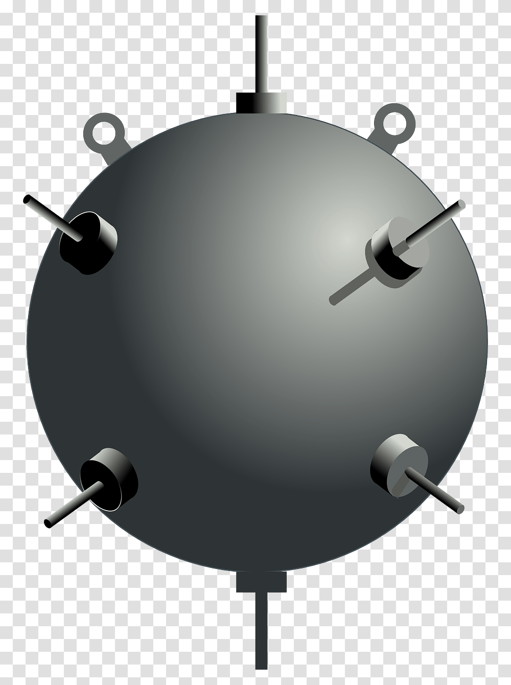 Sea Mine Clip Art, Lamp, Weapon, Weaponry, Gray Transparent Png