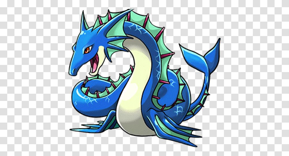 Sea Monster 6 Image Blue Sea Serpent Dragon Transparent Png