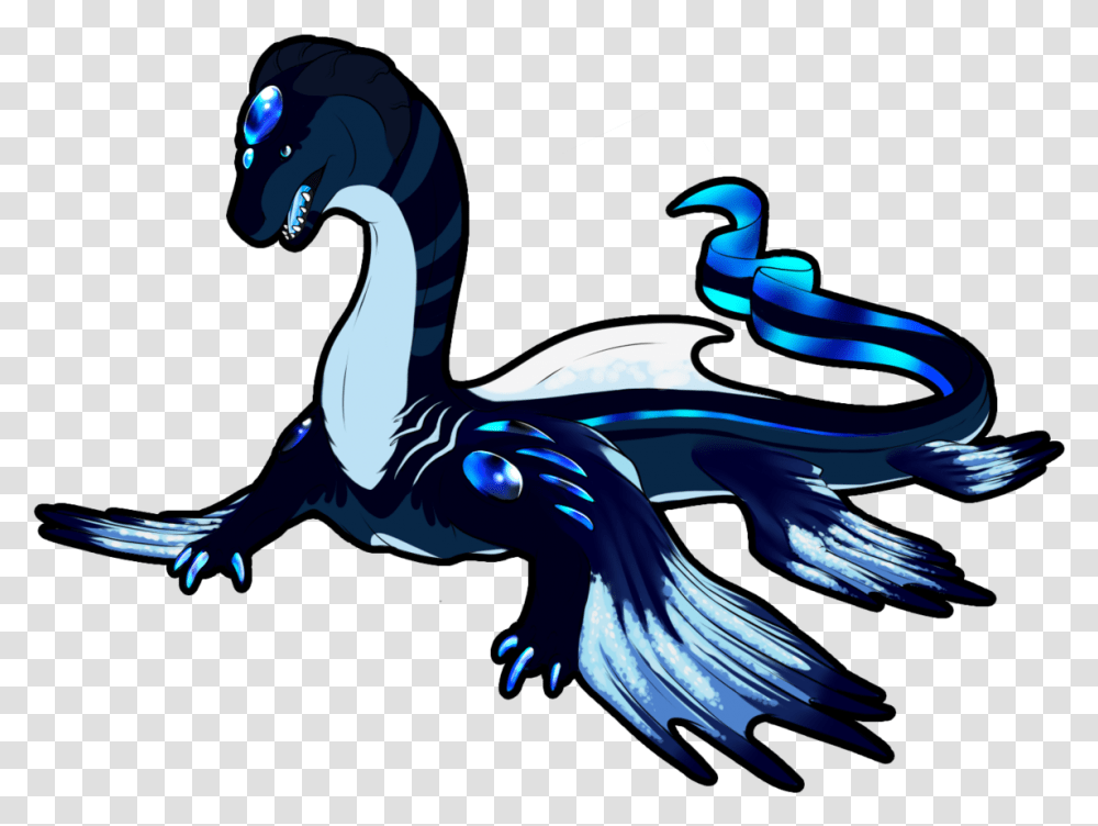 Sea Monster Illustration, Bird, Animal, Dragon, Waterfowl Transparent Png