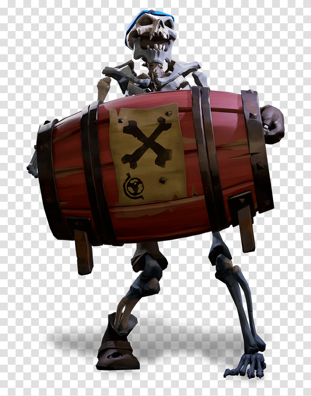 Sea Of Thieves Figurine, Vehicle, Transportation, Motorcycle, Machine Transparent Png