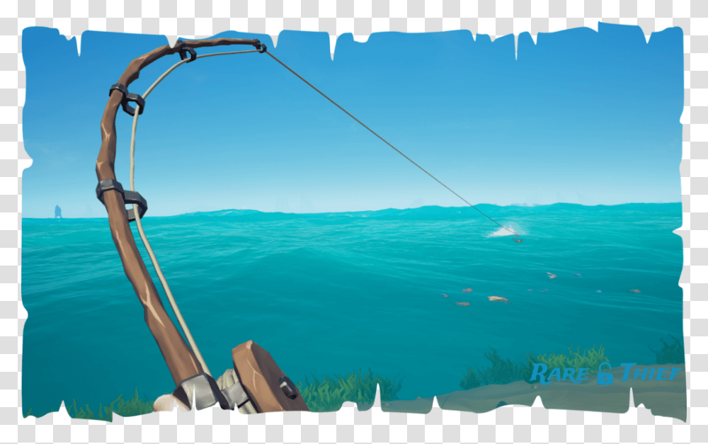 Sea Of Thieves Fishing Guide Pull Left Sea Of Thieves Fate Of The Morningstar, Outdoors, Person, Water, Adventure Transparent Png
