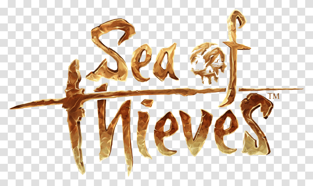 Sea Of Thieves Logo Sea Of Thieves Text, Bakery, Shop, Gold, Alphabet Transparent Png
