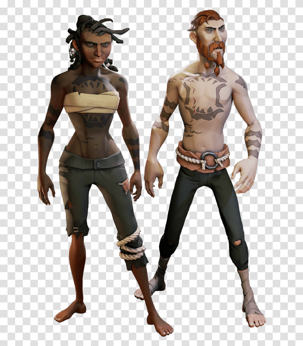 Sea Of Thieves The Hungering Deep - Right Here's Extra Sea Of Thieves Scars, Person, Human, Skin, Ninja Transparent Png