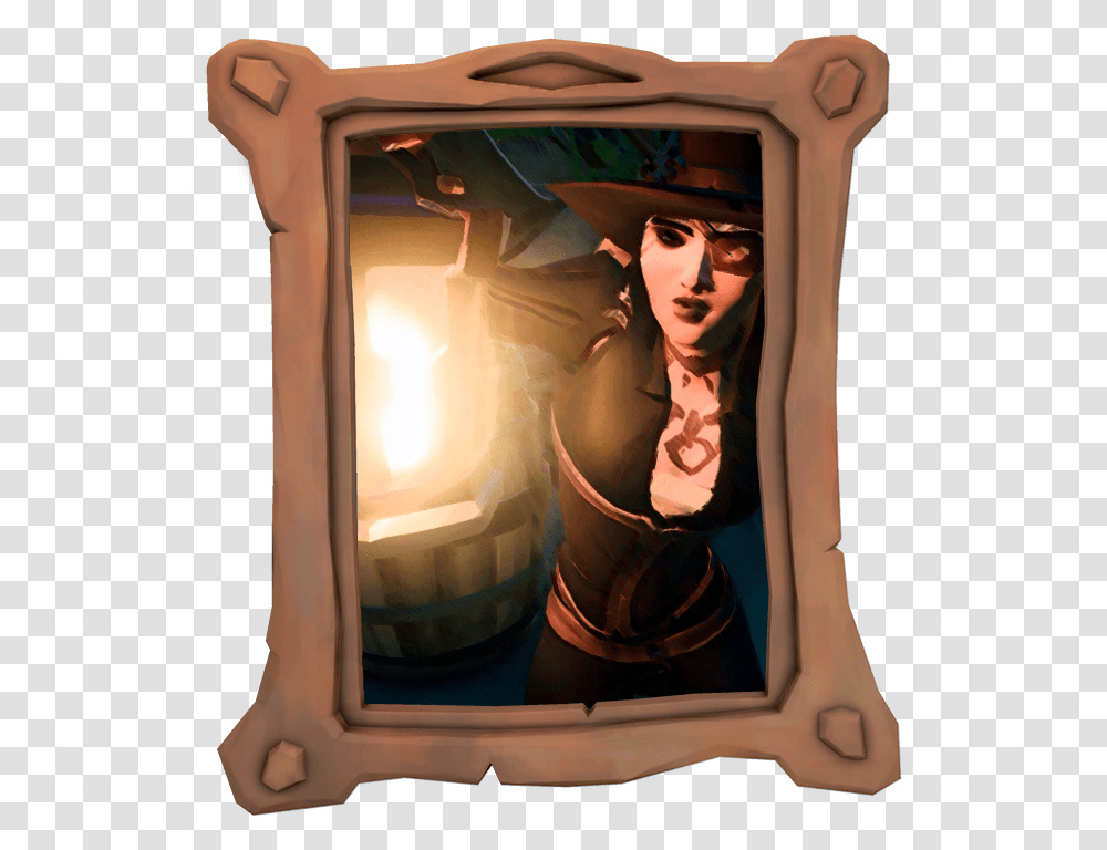 Sea Of Thieves Twitter Show Us Your Piratebio Here's Picture Frame, Person, Helmet, Clothing, Painting Transparent Png