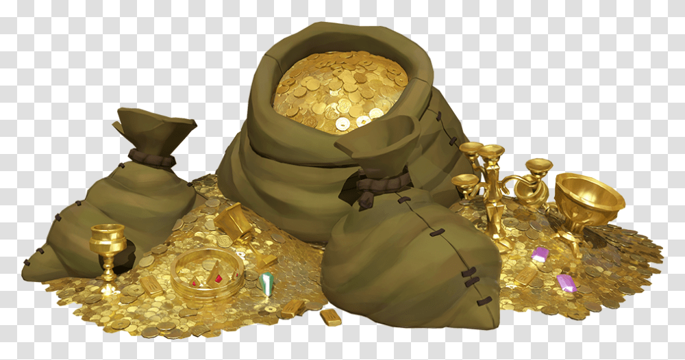 Sea Of Thieves Wiki Sea Of Thieves Render, Gold, Wedding Cake, Dessert, Food Transparent Png