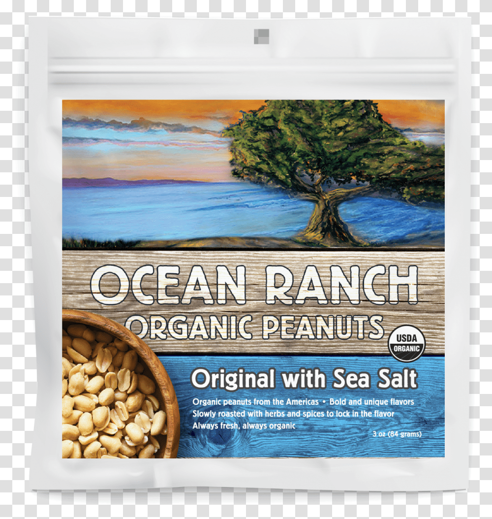 Sea Salt Ocean Ranch Organics, Plant, Advertisement, Poster, Food Transparent Png