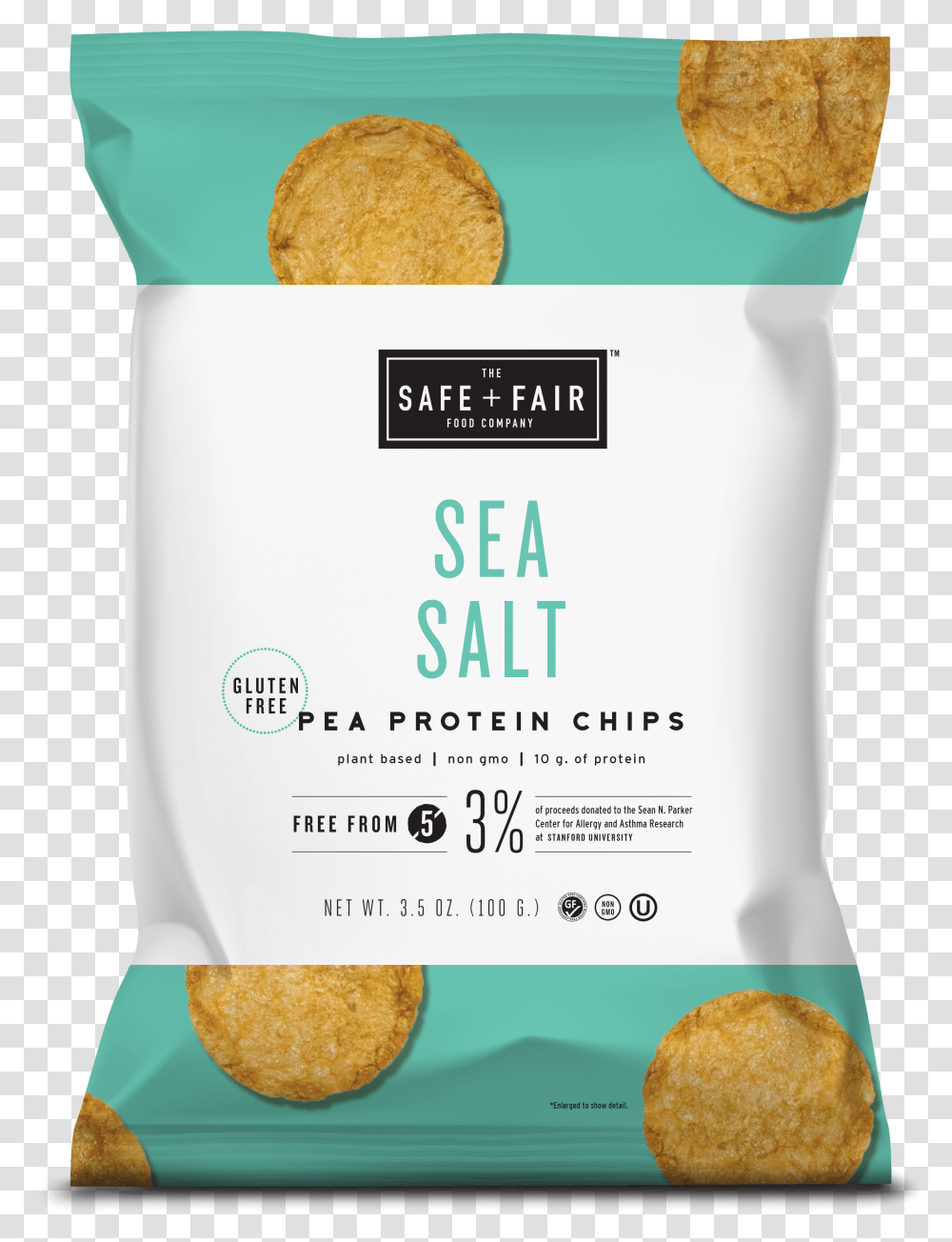 Sea Salt Pea Protein Chips Pea Protein Cheese, Bread, Food, Cracker, Snack Transparent Png