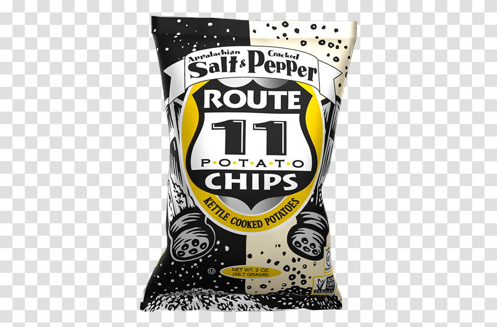 Sea Salt Route 11 Chips, Label, Lager, Beer Transparent Png