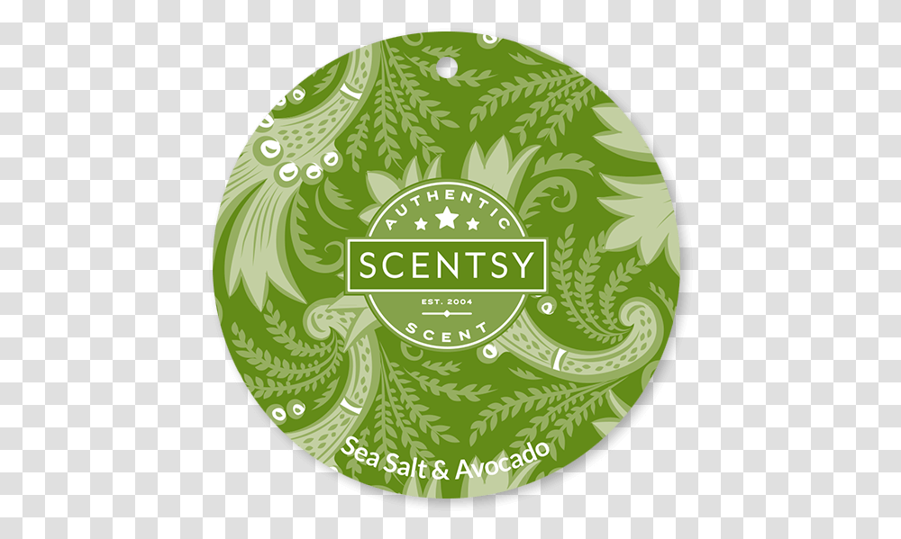 Sea Salt & Avocado Scentsy Scent Circle Buy 2020 Summer Collection Scent Circles Scentsy, Label, Text, Ball, Logo Transparent Png