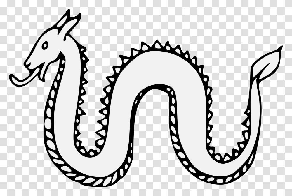 Sea Serpent Heraldry, Animal, Mustache, Snake, Reptile Transparent Png