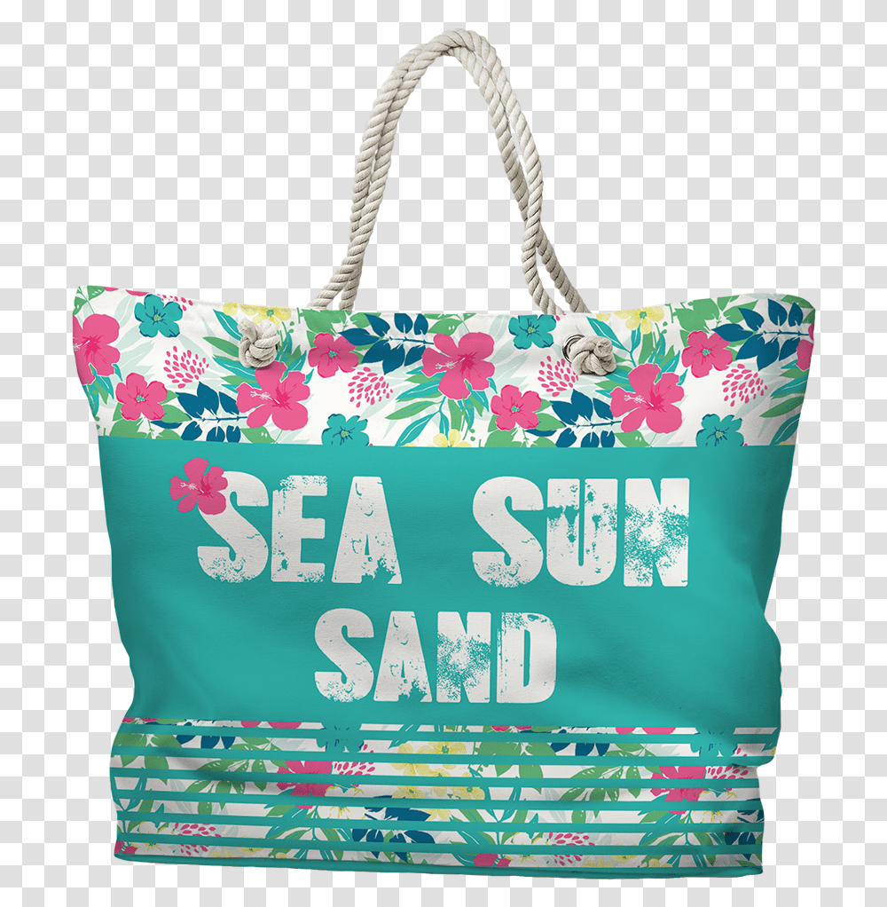 Sea Sun Sand Tote Bag, Handbag, Accessories, Accessory, Pillow Transparent Png