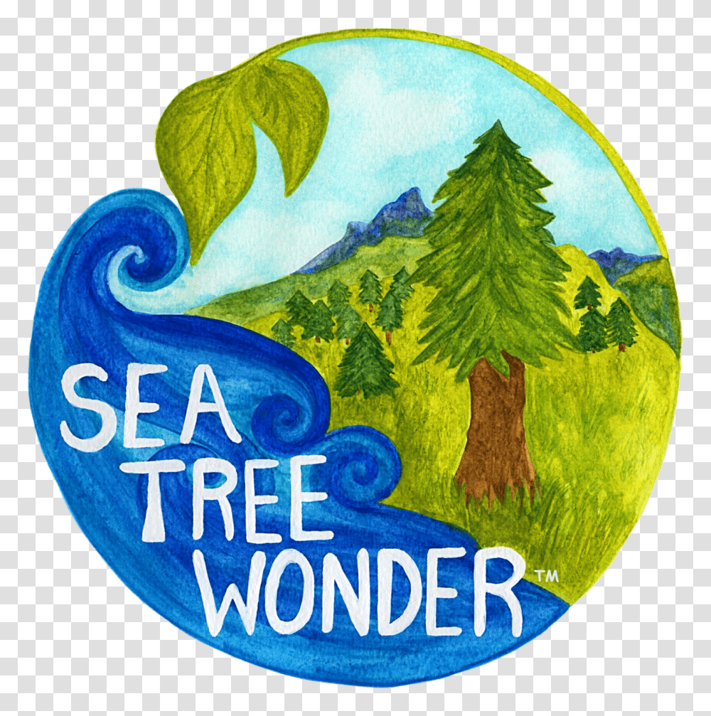 Sea Tree Wonder Logo Crop Tree, Land, Outdoors, Nature, Vegetation Transparent Png