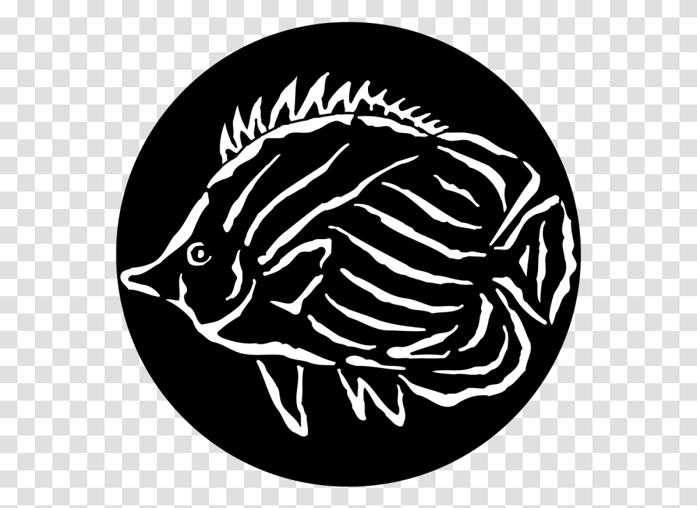 Sea Tropical Fish Gobo Patterns, Stencil, Animal, Angelfish, Sea Life Transparent Png