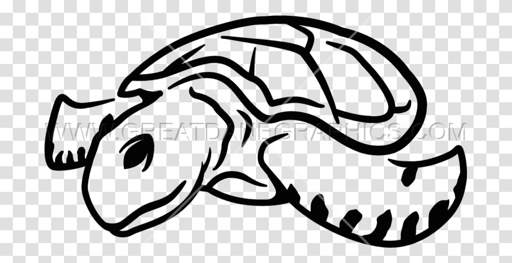 Sea Turtle Production Ready Artwork For T Shirt Printing, Plant Transparent Png