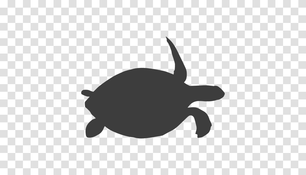 Sea Turtle Silhouette, Reptile, Sea Life, Animal, Tortoise Transparent Png