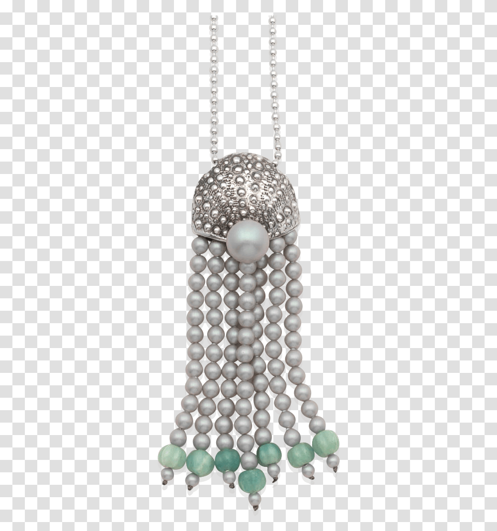 Sea Urchin Tassel Pendant Solid, Pearl, Jewelry, Accessories, Accessory Transparent Png