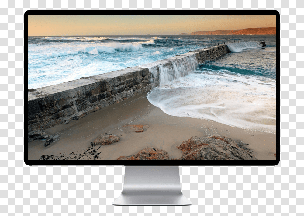 Sea Wall, Outdoors, Water, Nature, Shoreline Transparent Png