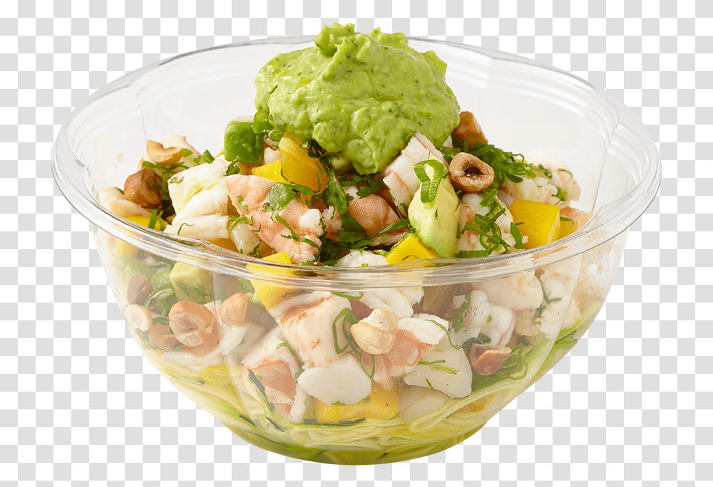Seafood Citrus Fruit Salad, Dish, Meal, Plant, Bowl Transparent Png
