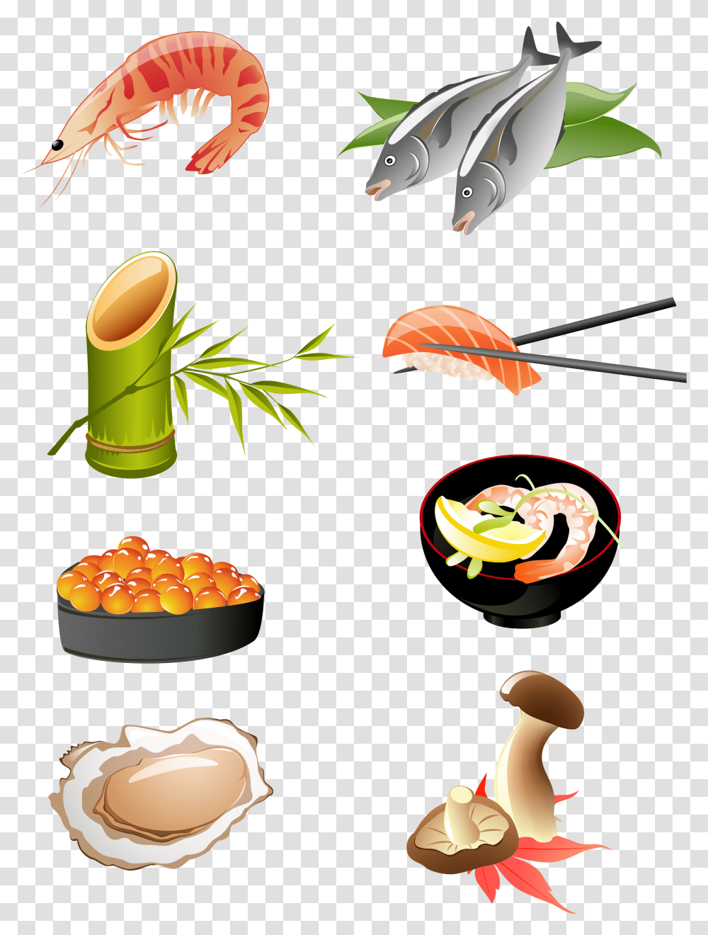 Seafood Clam Plateau De Fruits De Mer Crab Oyster Seafoods Vector Hd, Plant, Weapon, Weaponry Transparent Png
