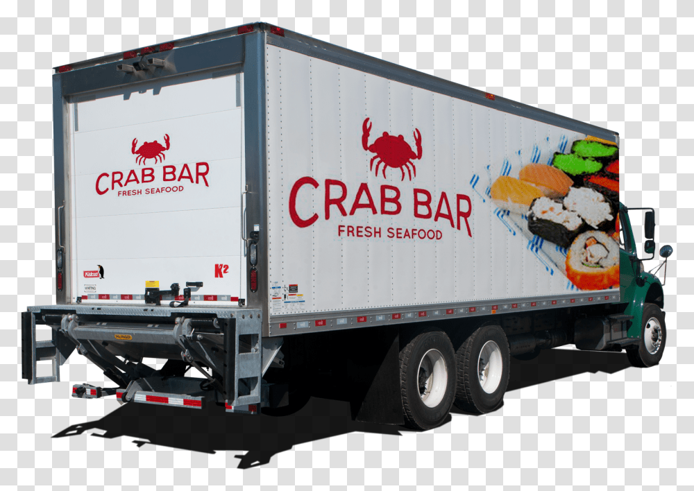 Seafood K2 Reefer Truck Box For Sale, Vehicle, Transportation, Trailer Truck, Machine Transparent Png