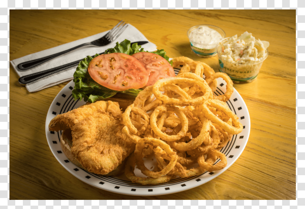 Seafood Sams Fish And Chips, Fork, Cutlery, Dish, Meal Transparent Png