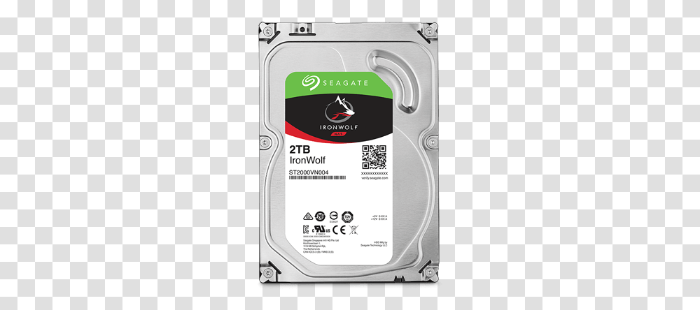 Seagate Ironwolf Network Attached Storage Hard Drives Seagate Hdd, Hard Disk, Computer Hardware, Electronics, QR Code Transparent Png
