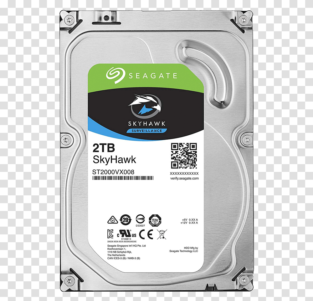 Seagate Ironwolf St2000vn004 Seagate Ironwolf Pro, Hard Disk, Computer Hardware, Electronics Transparent Png
