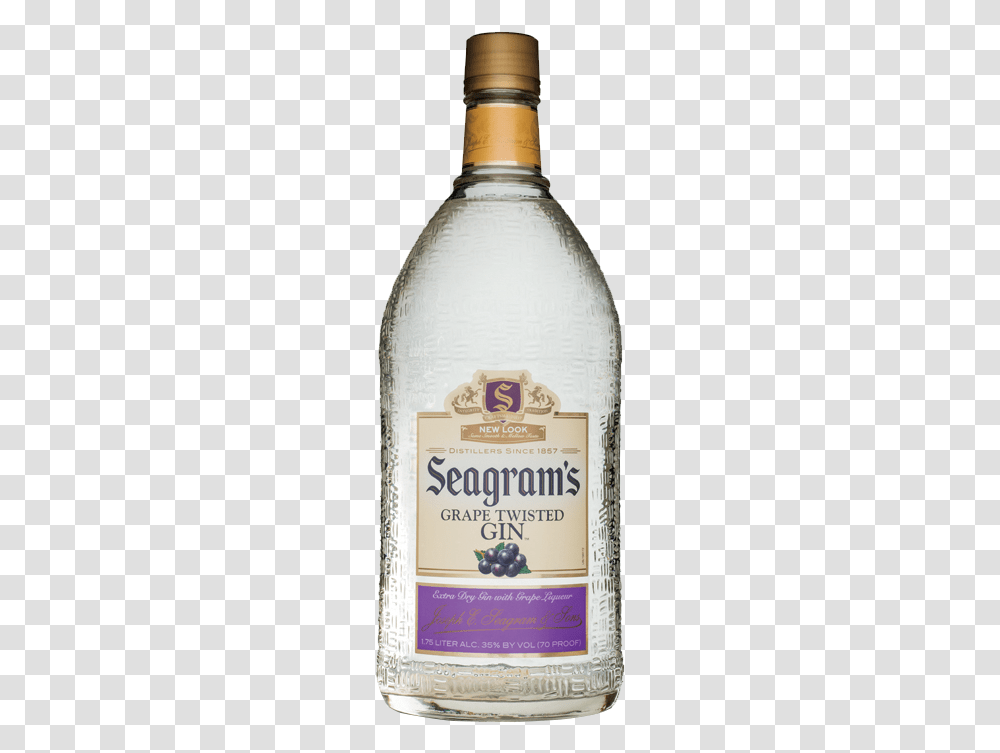 Seagram S Gin Usa Twisted Grape Seagrams Gin 1.75 L, Liquor, Alcohol, Beverage, Drink Transparent Png