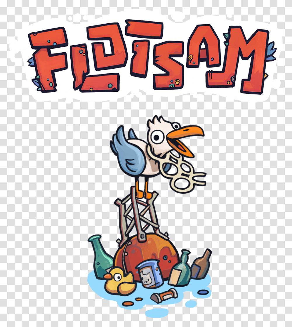 Seagull Flotsam Withlogo Flotsam Game, Leisure Activities Transparent Png