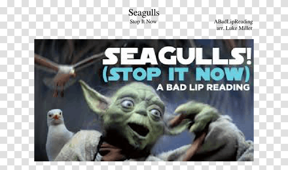 Seagulls Stop It Now Lyrics, Person, Alien, Animal, Mammal Transparent Png