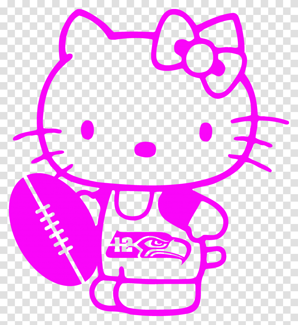 Seahawks Hello Kitty Pink Only, Rattle, Dynamite, Bomb, Weapon Transparent Png