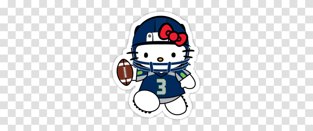 Seahawks Hello Kitty Seattle Sports Seahawks Transparent Png