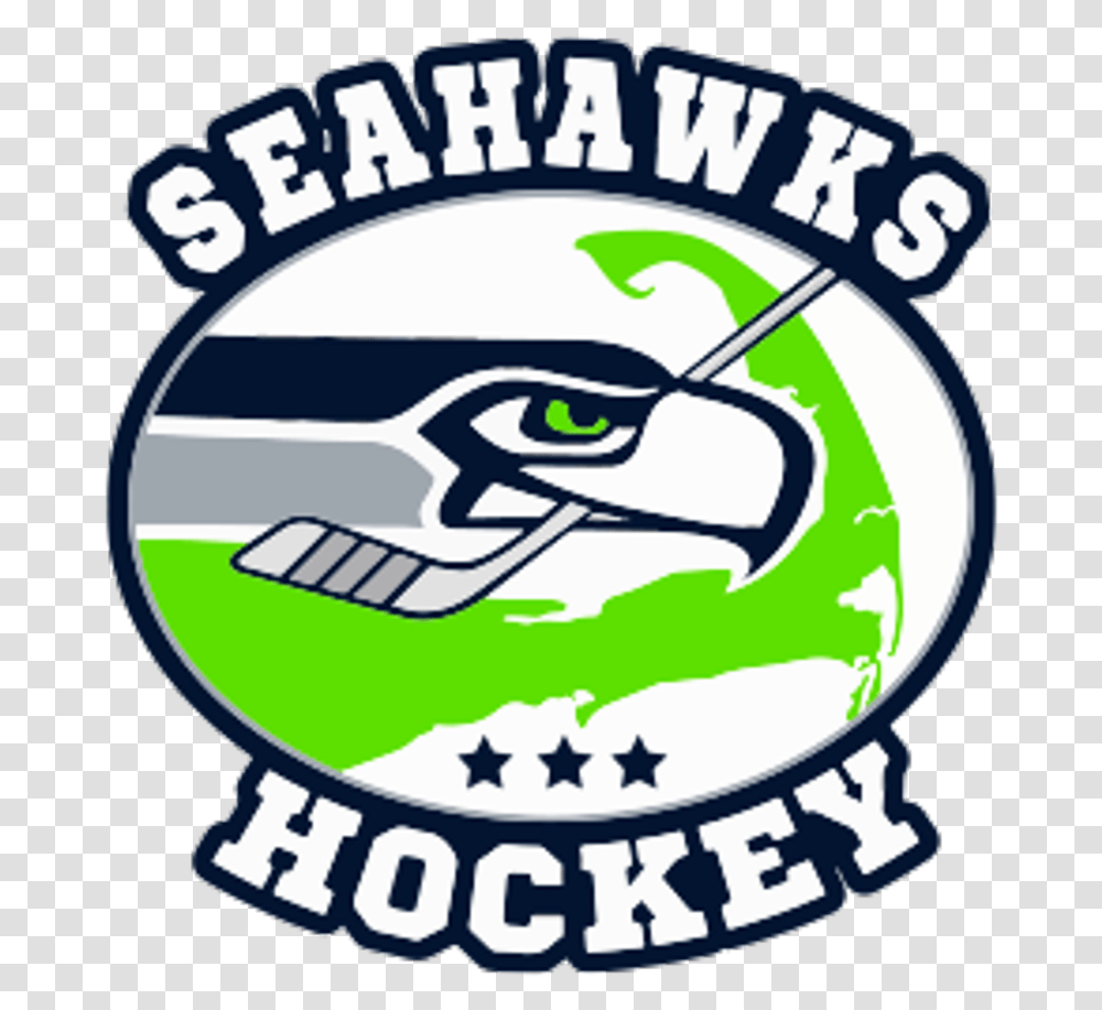 Seahawks Hockey Club Seattle Seahawks, Label, Text, Logo, Symbol Transparent Png