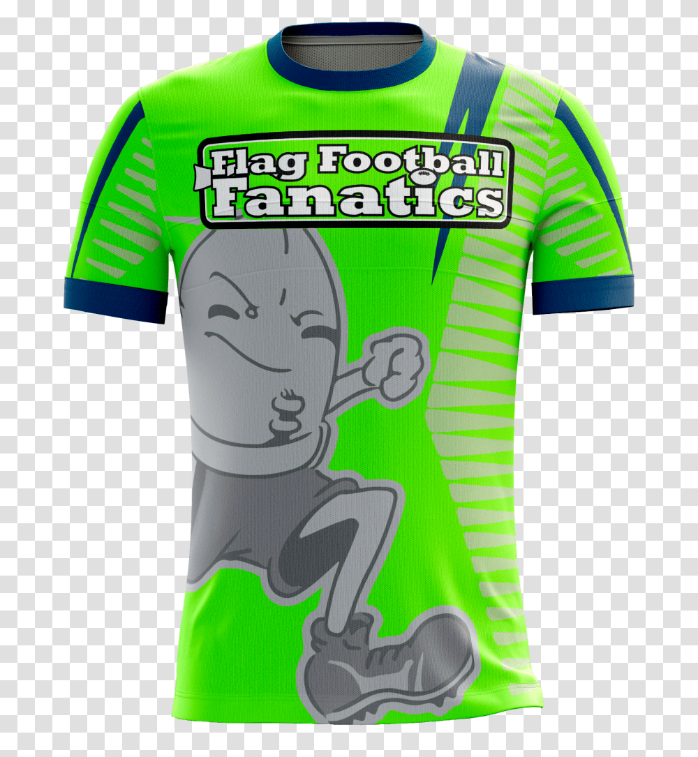 Seahawks Jersey Flag Football Fanatics, Clothing, Apparel, Shirt, T-Shirt Transparent Png