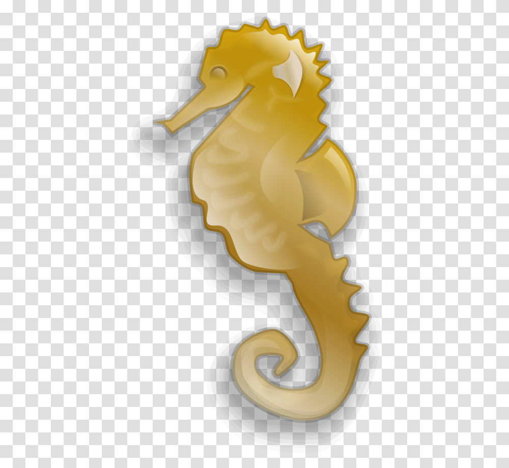 Seahorse Clipart Gold Seahorse Clipart, Plant, Animal, Food Transparent Png