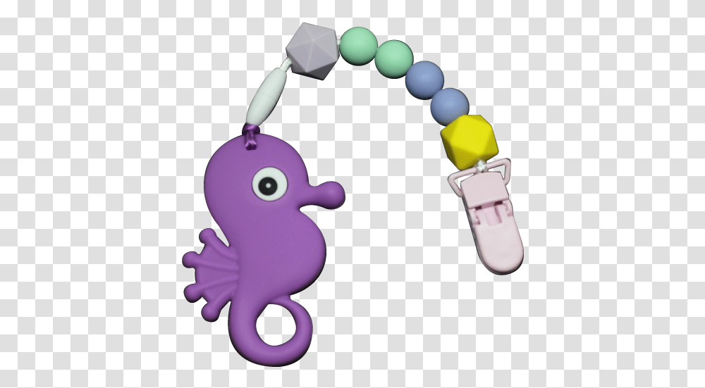 Seahorse Clipper Purple Cartoon, Accessories, Accessory, Jewelry, Rattle Transparent Png