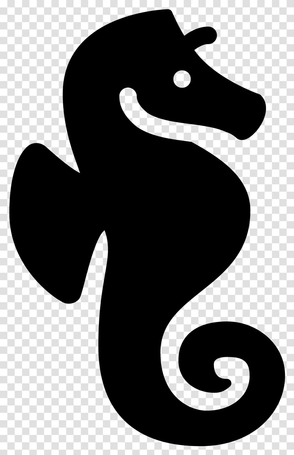 Seahorse Filled Icon Illustration, Gray, World Of Warcraft Transparent Png