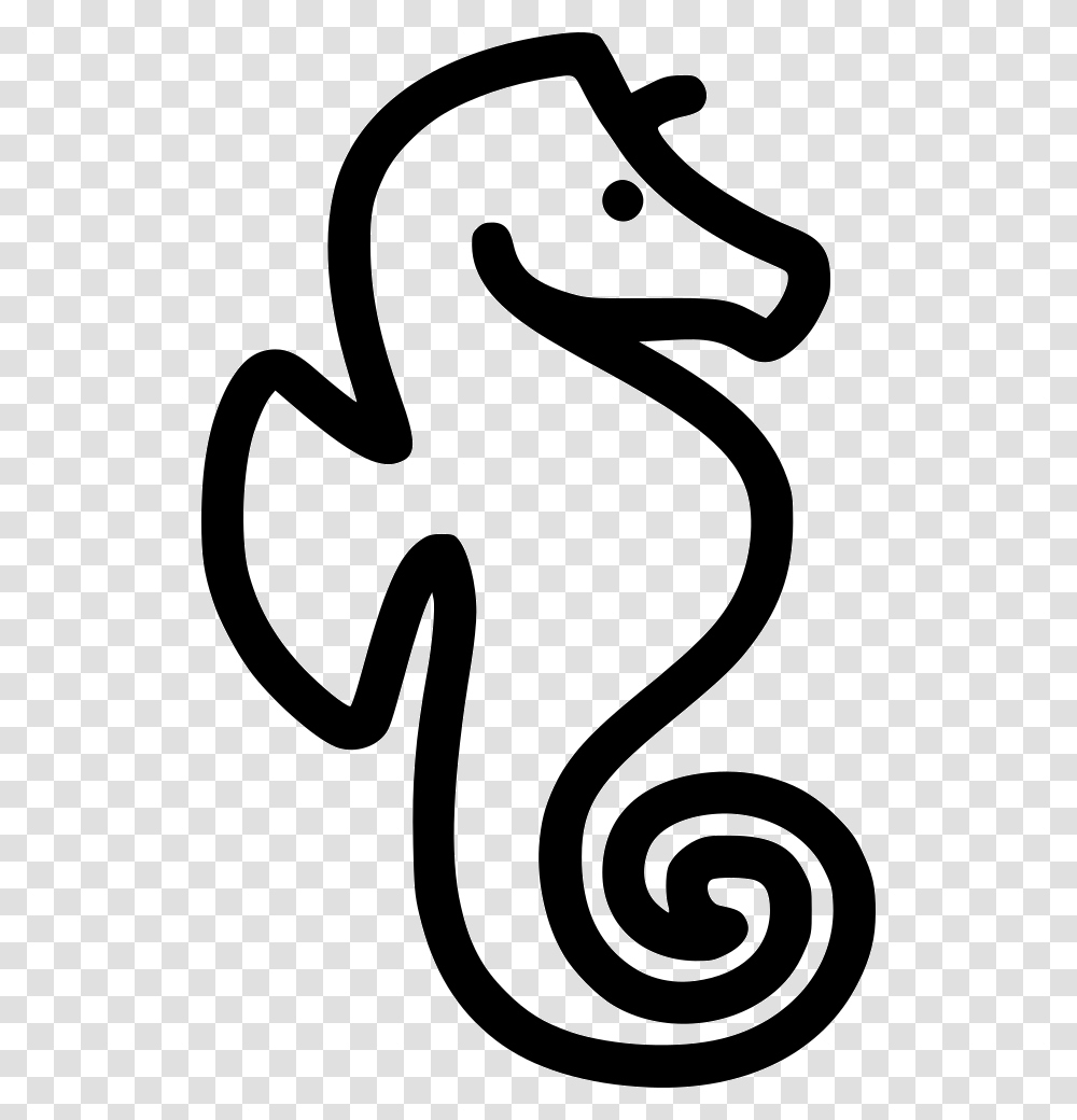 Seahorse Icon Free Download, Label, Stencil, Sticker Transparent Png