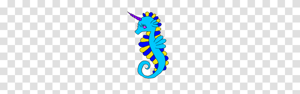 Seahorse Unicorn Seahorse With Horn, Mammal, Animal, Sea Life Transparent Png
