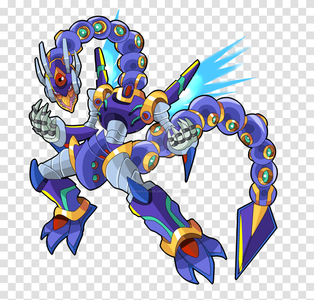 Seaking Leviathan Megaman X Maverick Wars, Robot Transparent Png