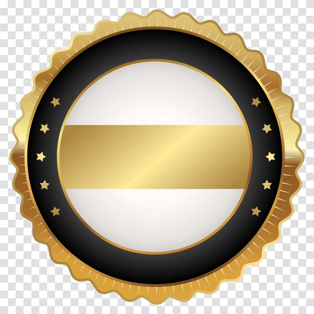 Seal Badge Black Gold, Lamp, Oval, Label Transparent Png