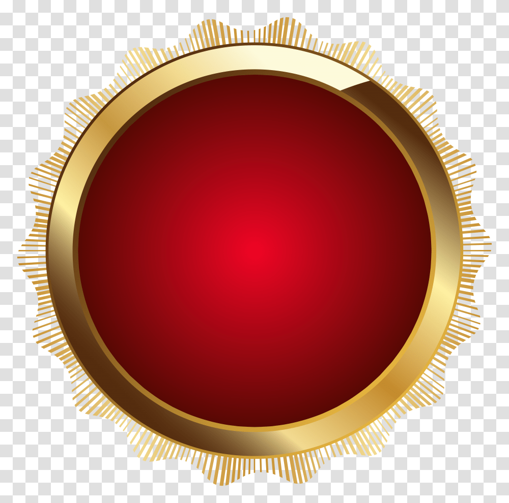 Seal Badge Red Clip, Lamp Transparent Png