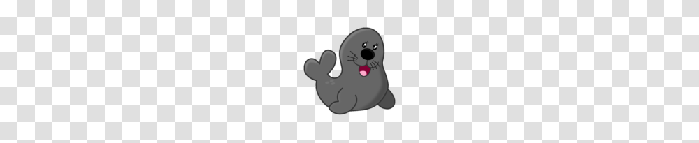 Seal Clipart Q Black And White Clip Art, Mammal, Animal, Rodent, Snowman Transparent Png