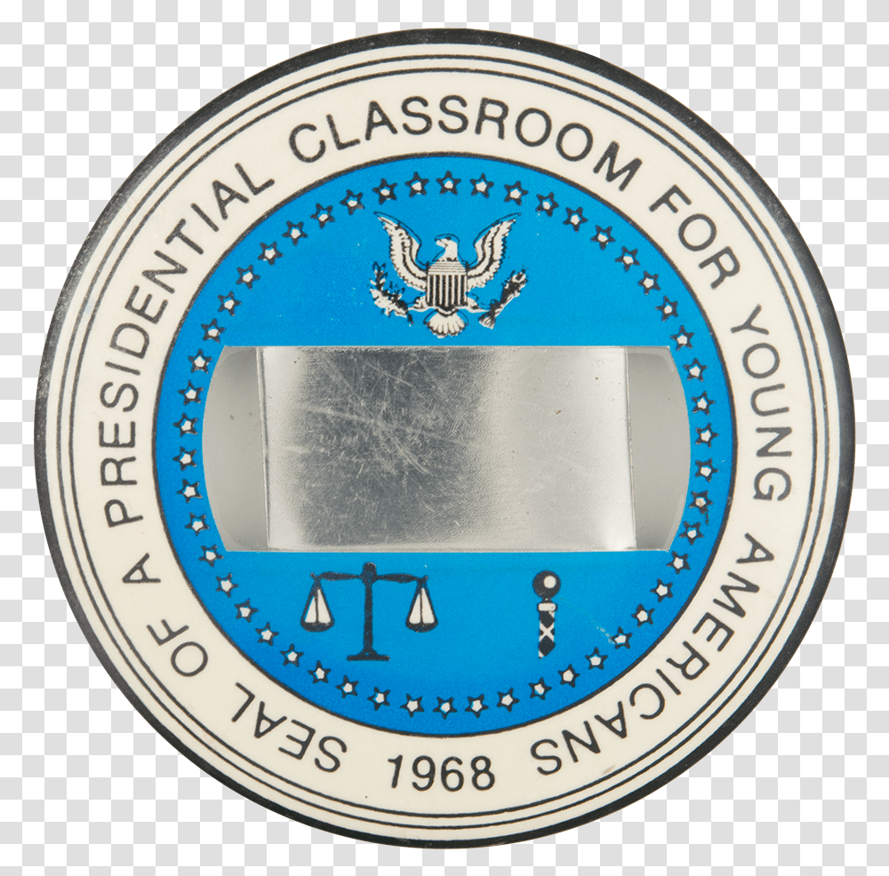 Seal Of A Presidential Classroom Event Button Museum Emblem, Coin, Money, Logo Transparent Png