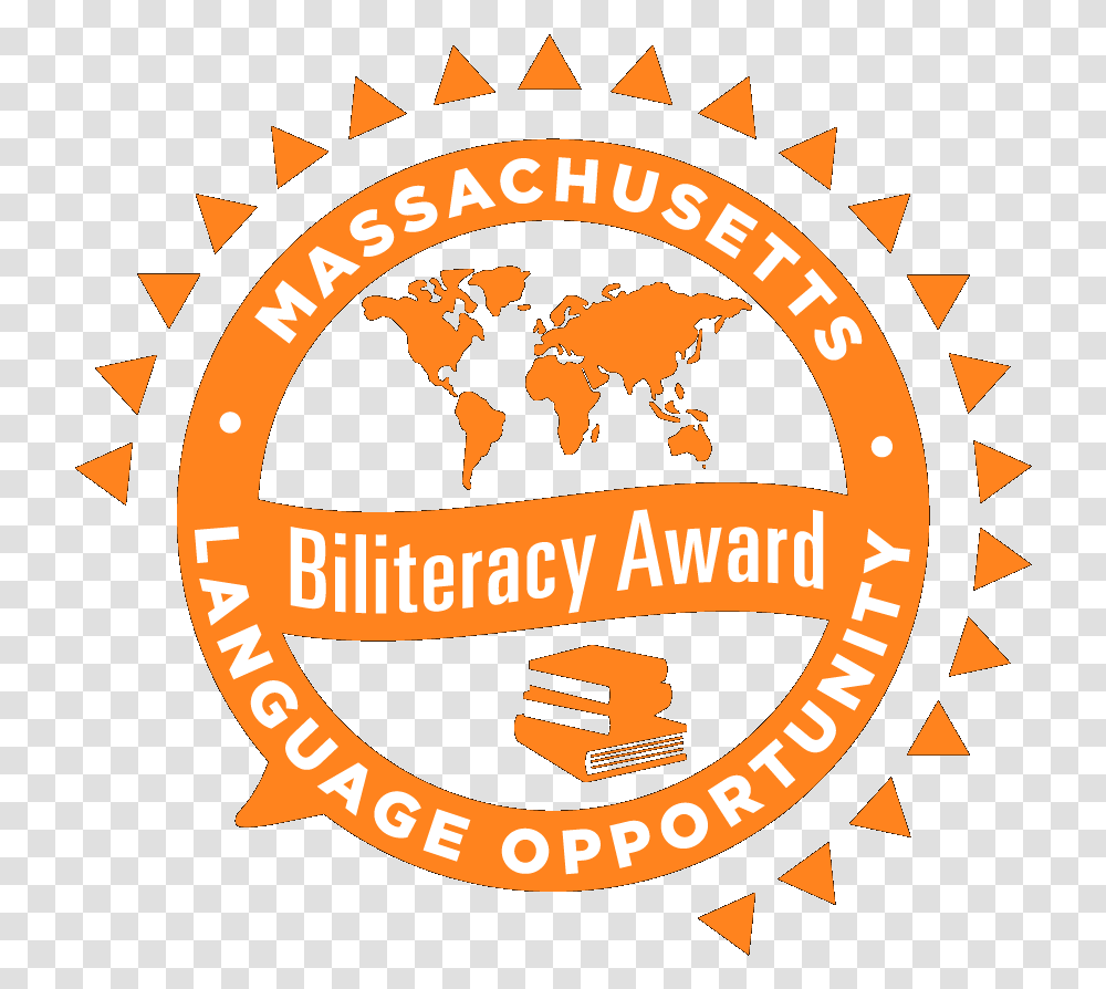 Seal Of Biliteracy Massachusetts Circle, Label, Logo Transparent Png
