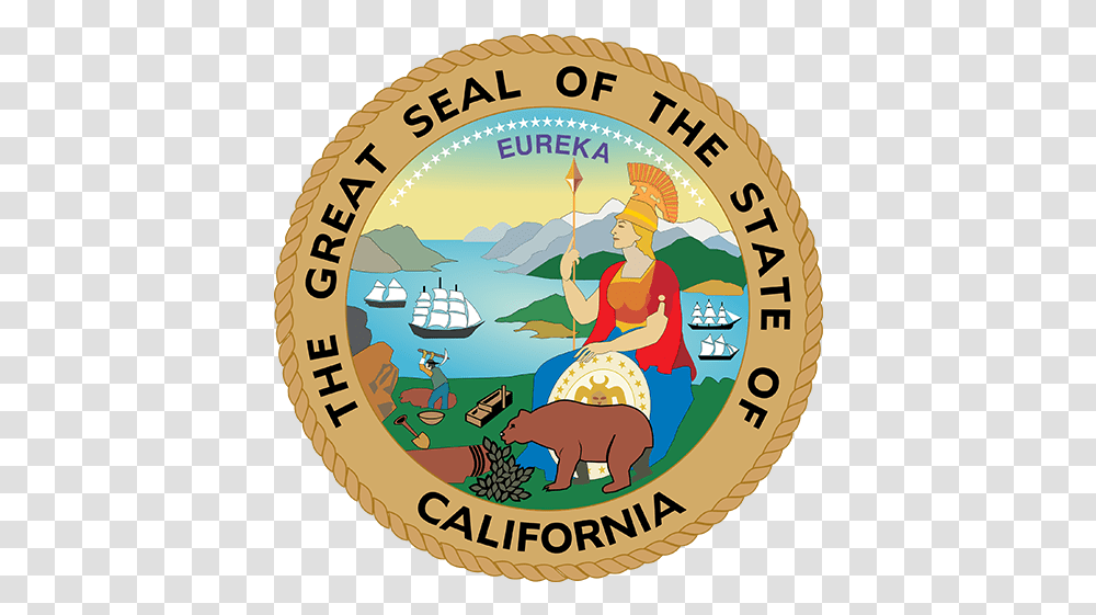 Seal Of California, Logo, Badge, Label Transparent Png