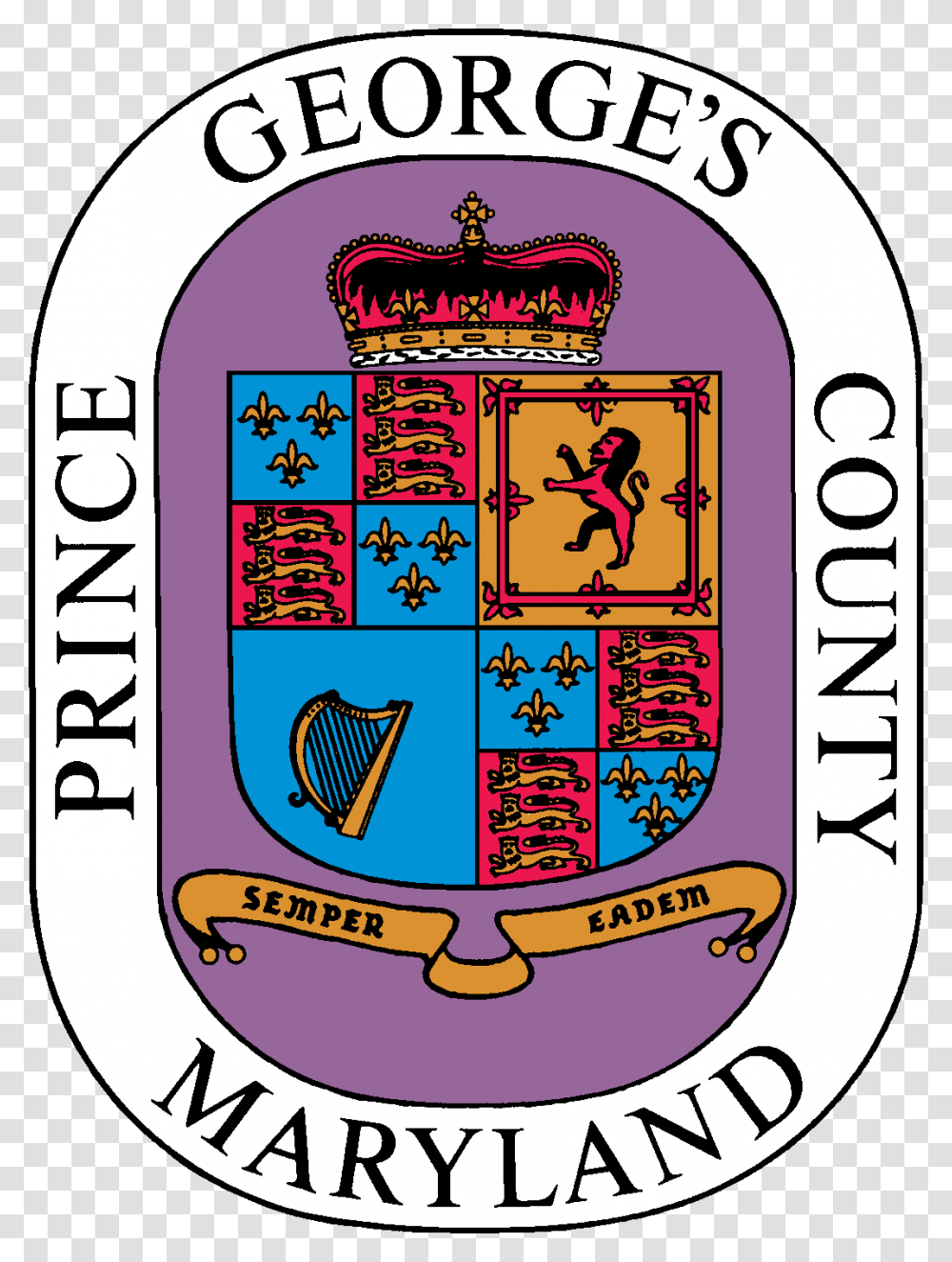 Seal Of Prince Georges County Maryland, Logo, Trademark Transparent Png
