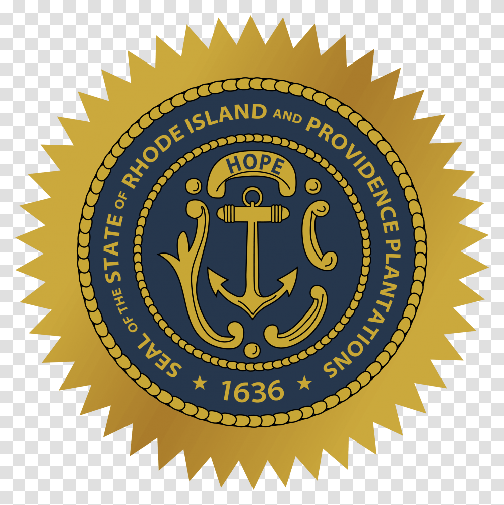 Seal Of Rhode Island Rhode Island Colony Seal, Label, Poster, Advertisement Transparent Png